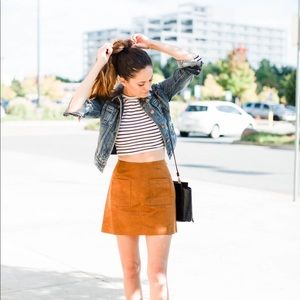 Old Navy Faux Suede Skirt 2